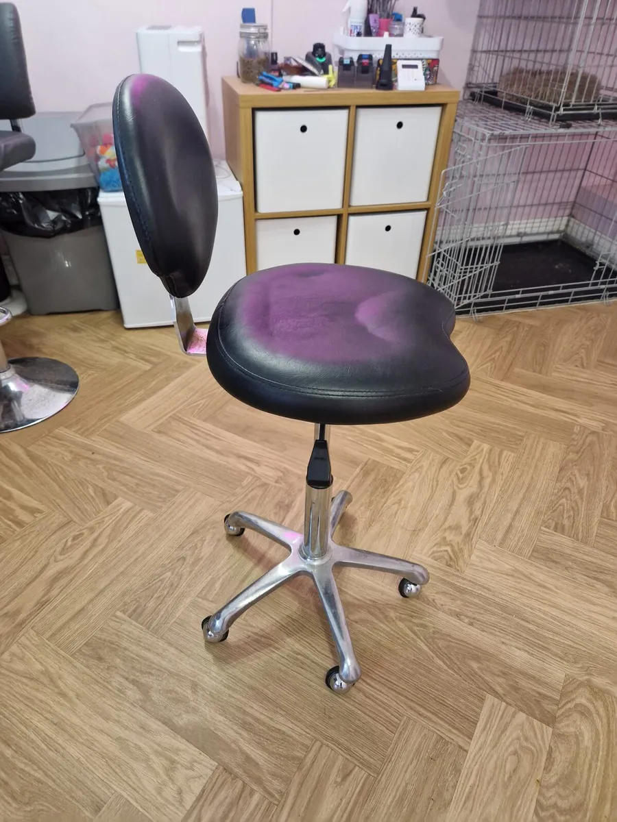 Hairdressing/dog grooming stool - Image 2
