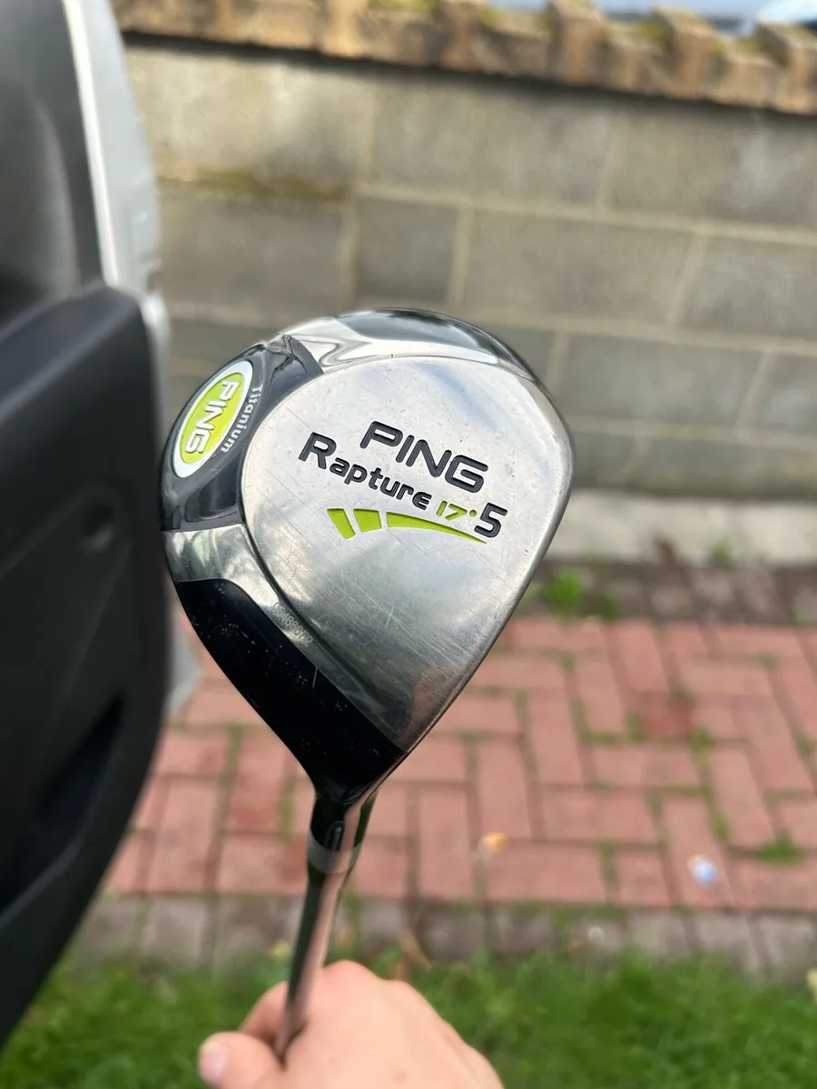 Ping golf clubs with head cover - Image 2