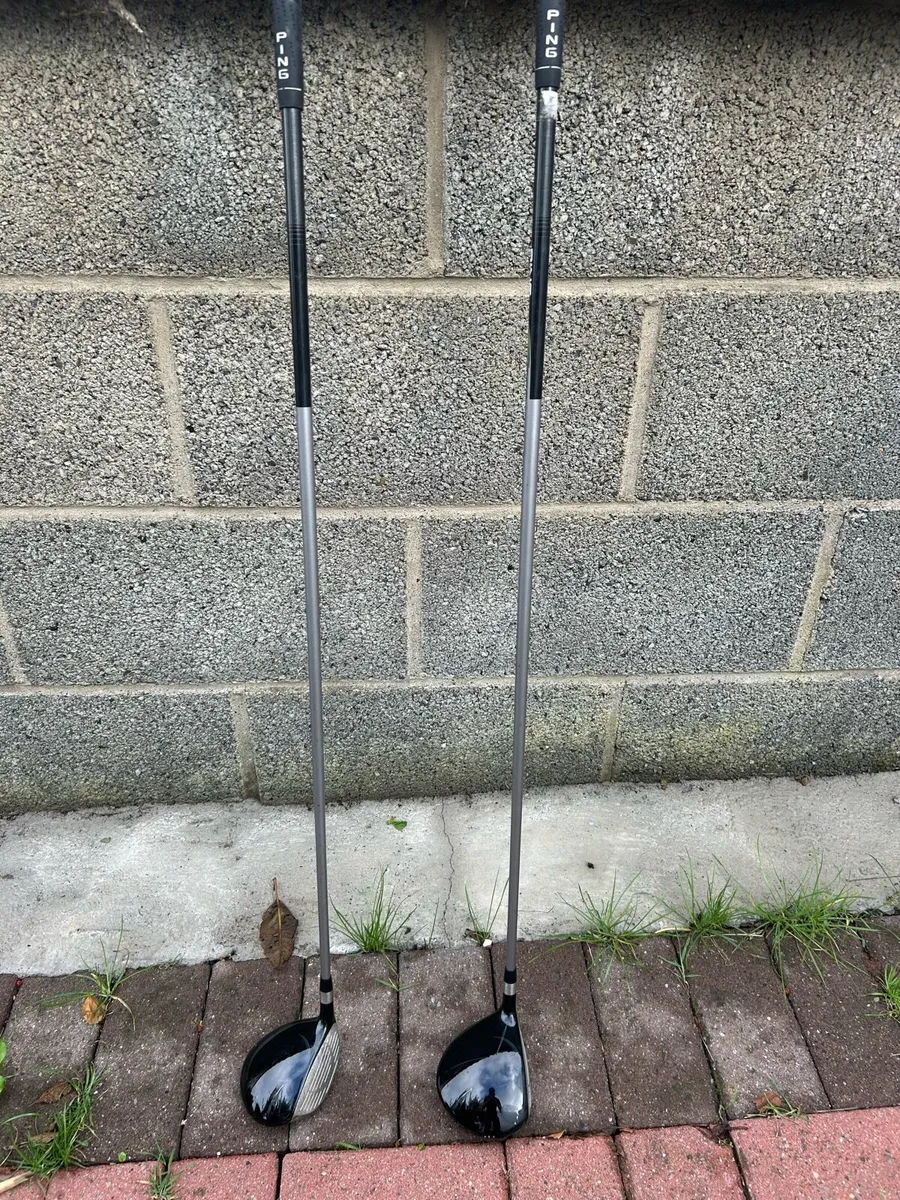 Ping golf clubs with head cover - Image 3