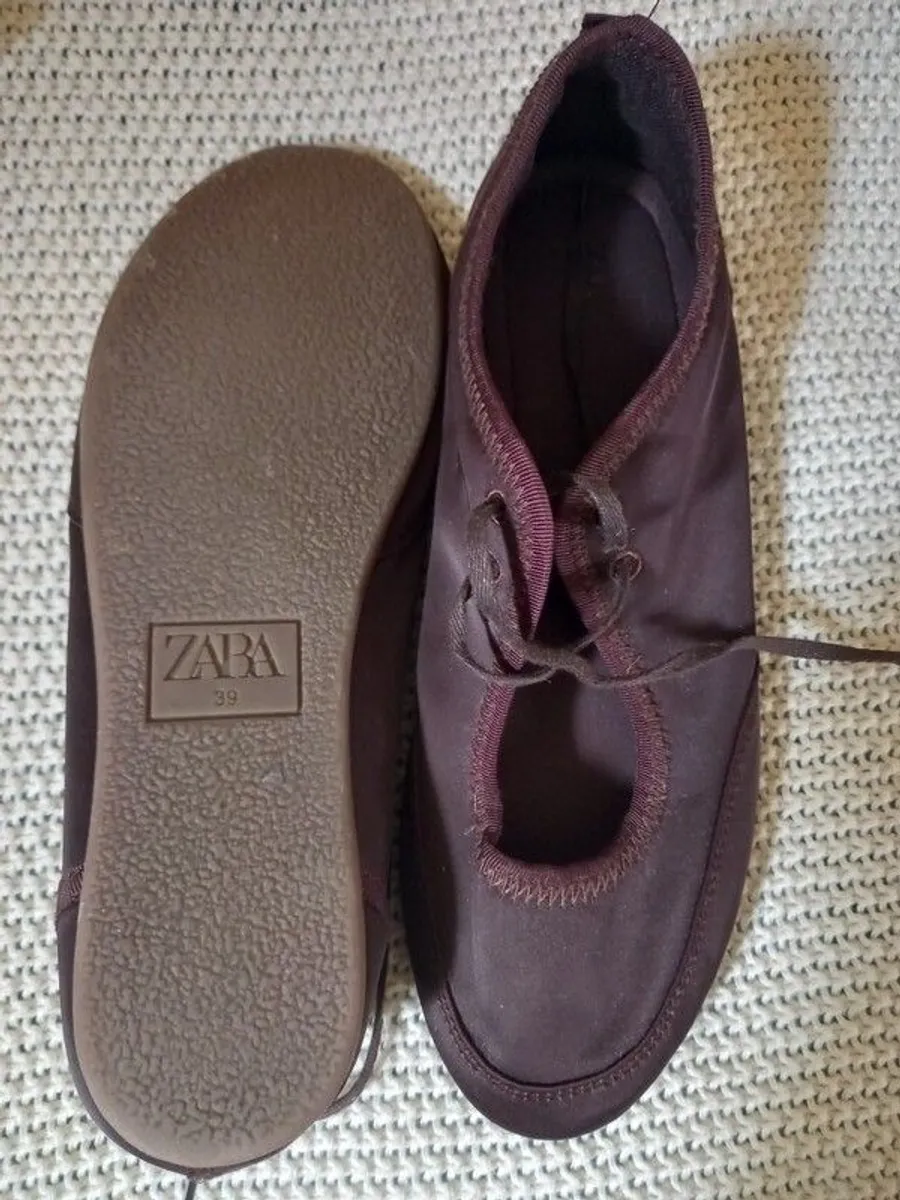 Elegant Zara Ballet Flats /Size 39 - Image 1