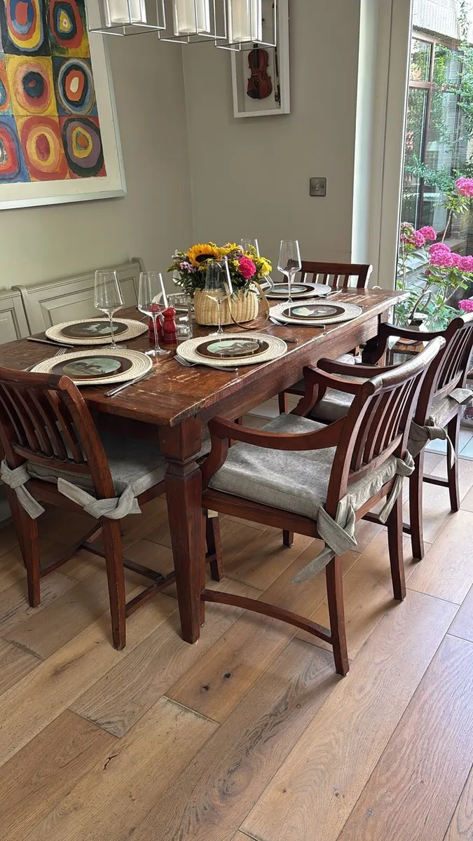 Dining Room Table - Vintage Mahogany - Image 1