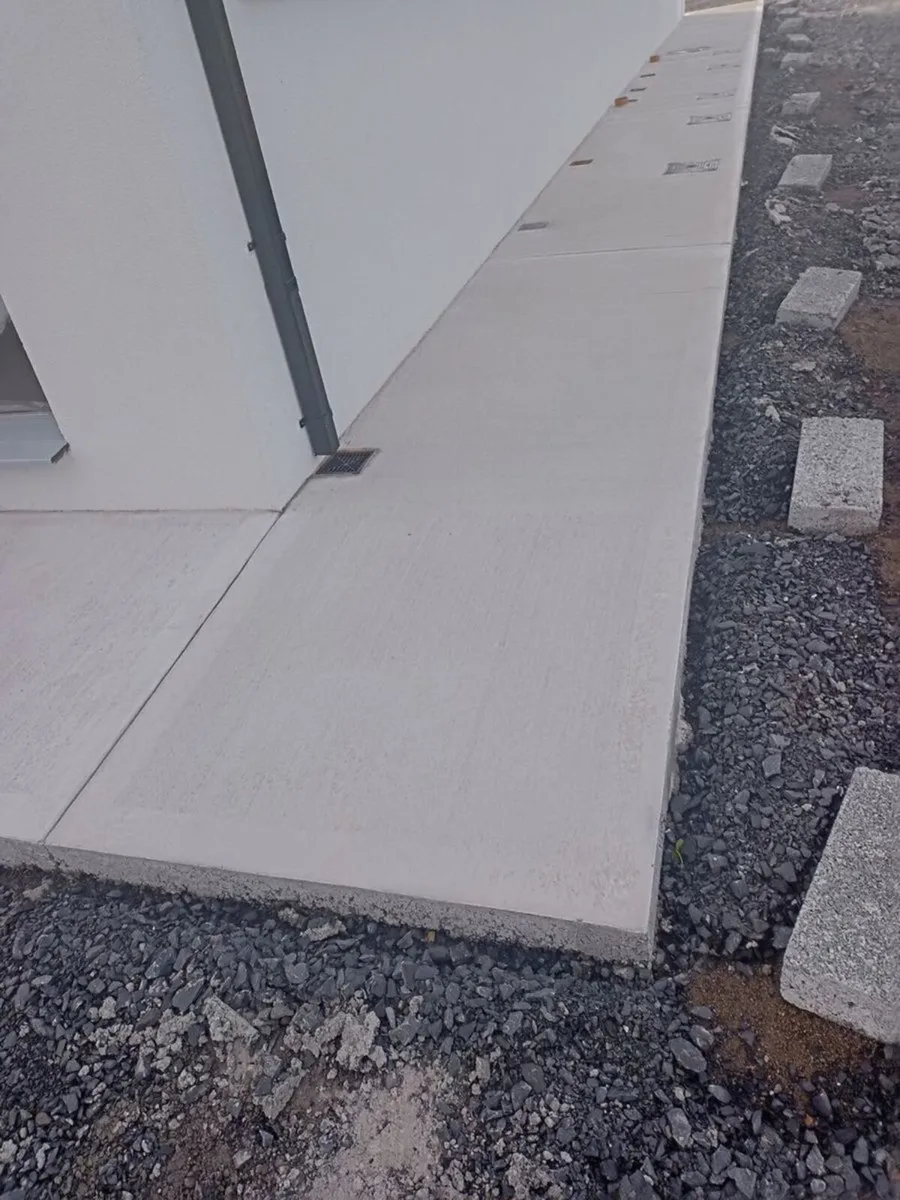 Concrete footpaths