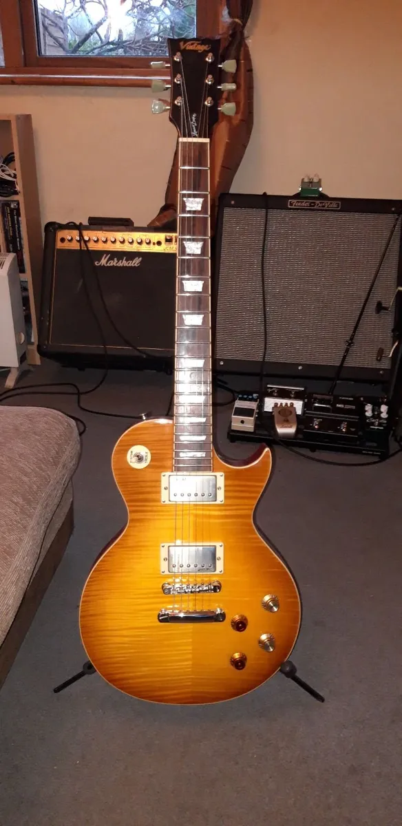 Vintage Lemon drop Les Paul. - Image 1