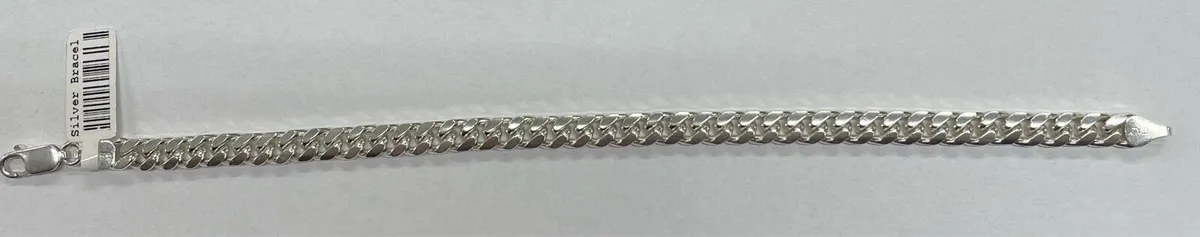 Mens 925 Silver Bracelet - Image 3