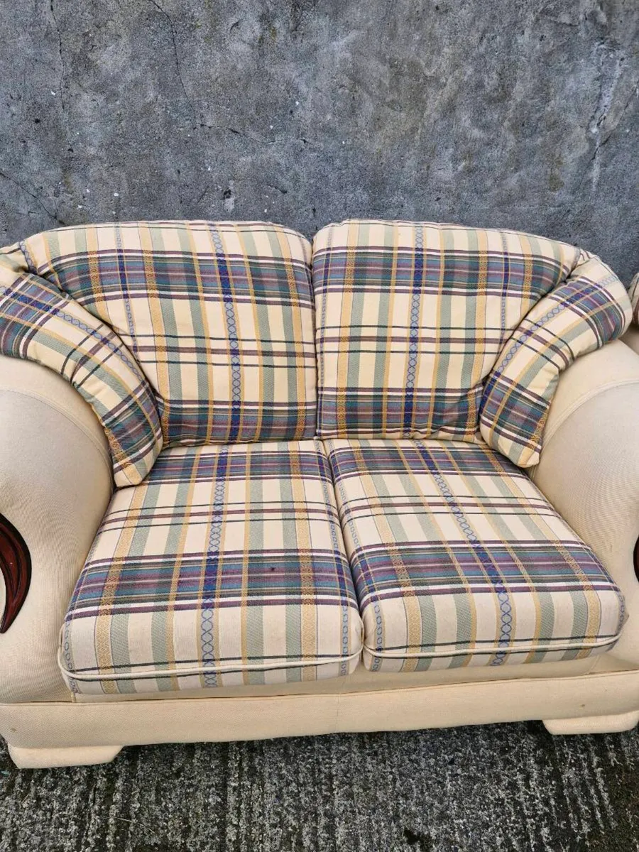 2 seater and single seater couch sofa - Image 1