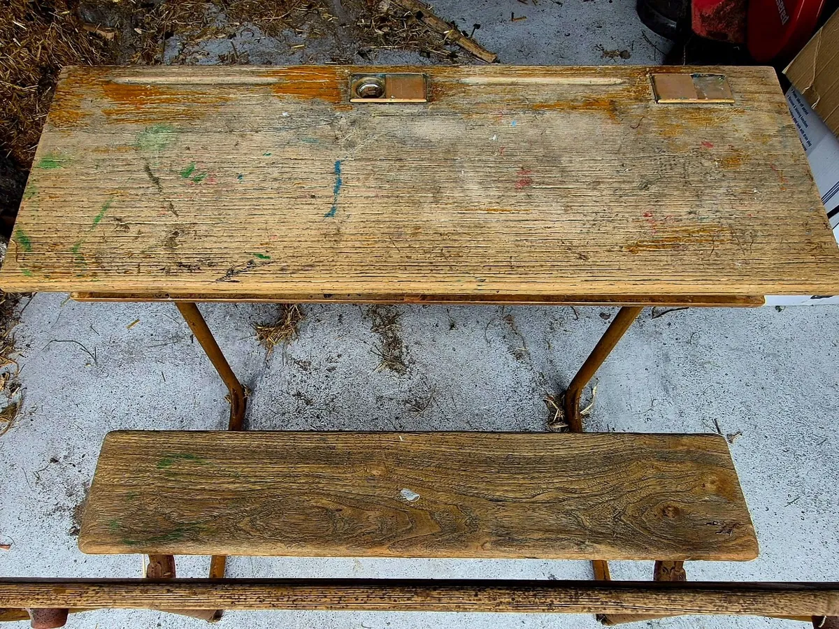 Old School Desk - Image 4
