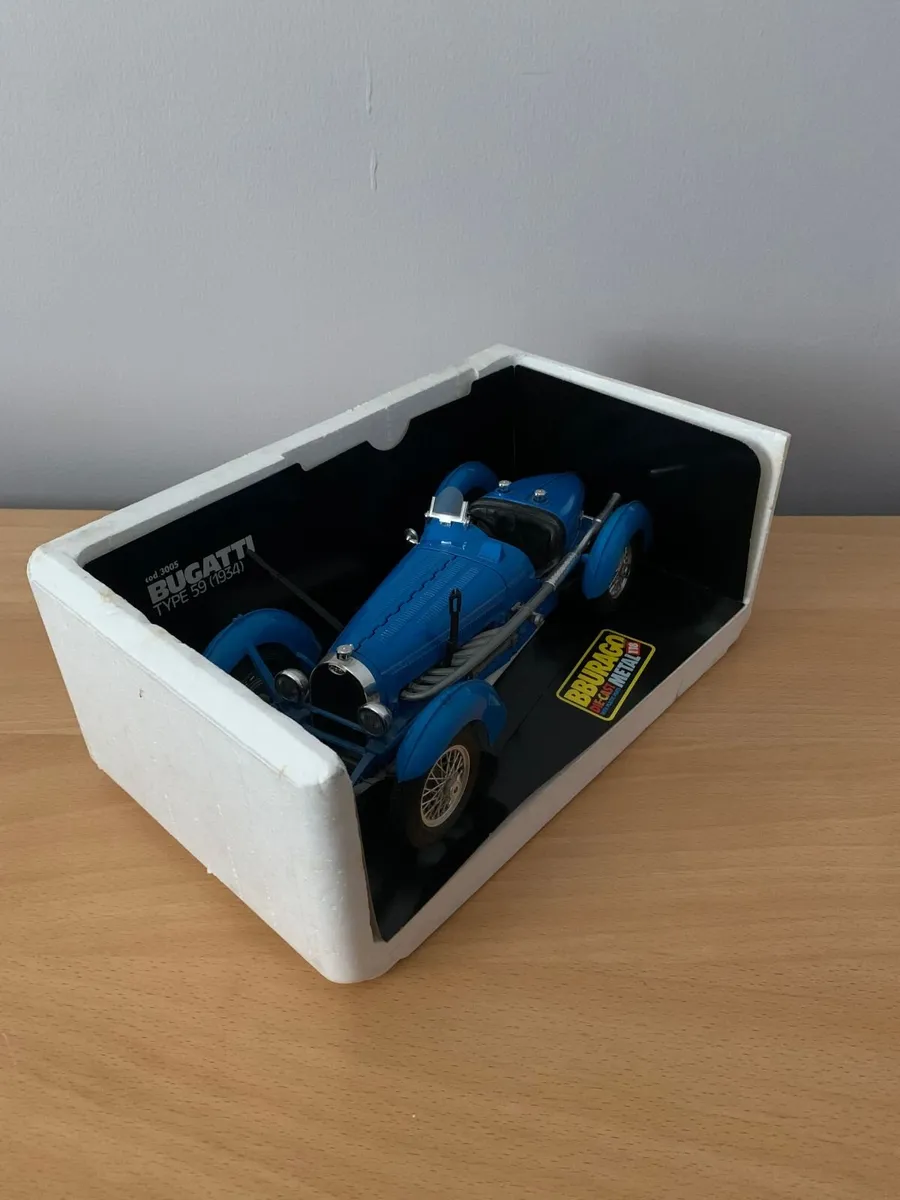Bugatti Type 59 (1934) 1/18 Burago Model Car - Image 3