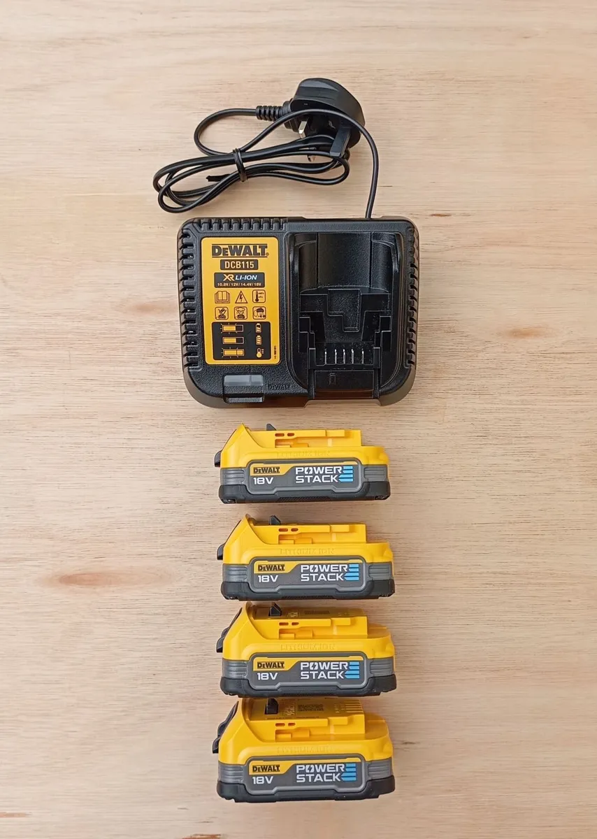 DeWalt Powerstack Batteries & Charger
