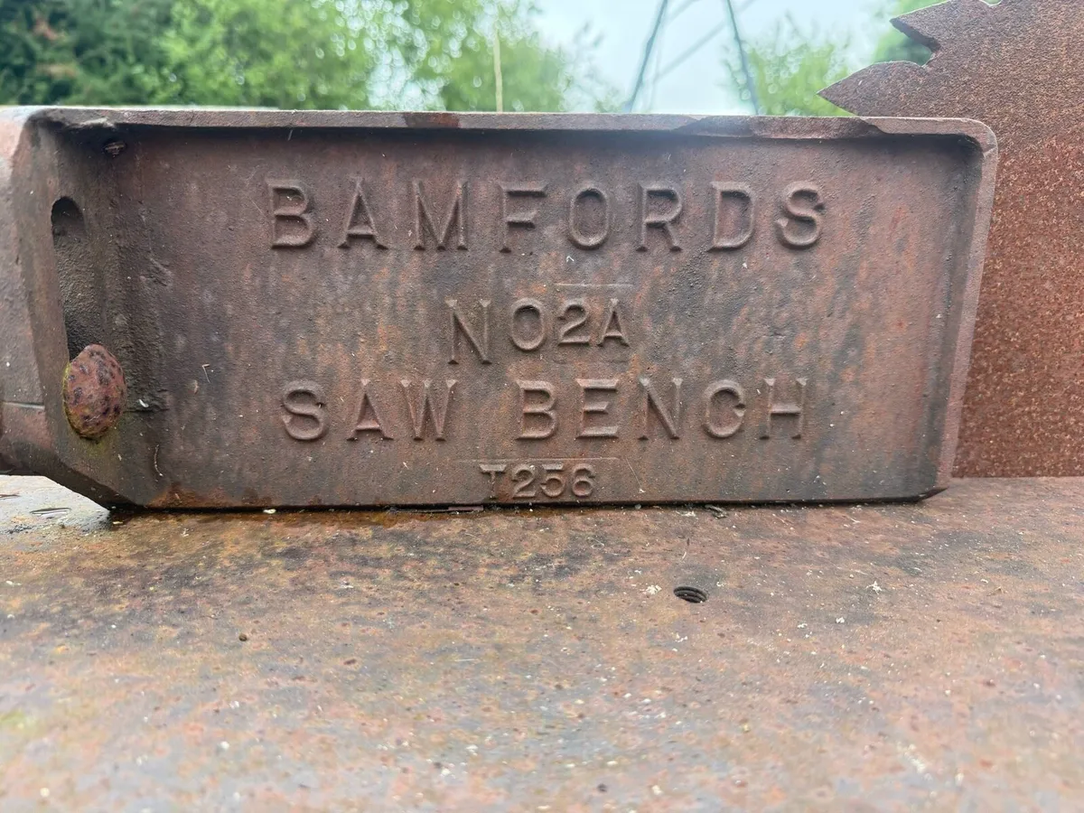 Vintage Bamford Saw Bench - Image 2