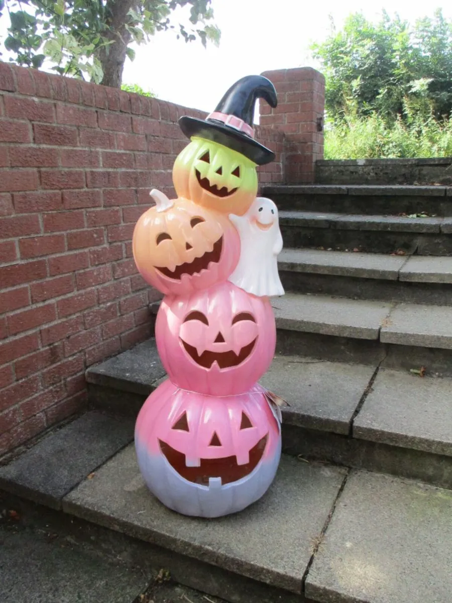 Extra Large Halloween Pumpkin Statue - Image 1