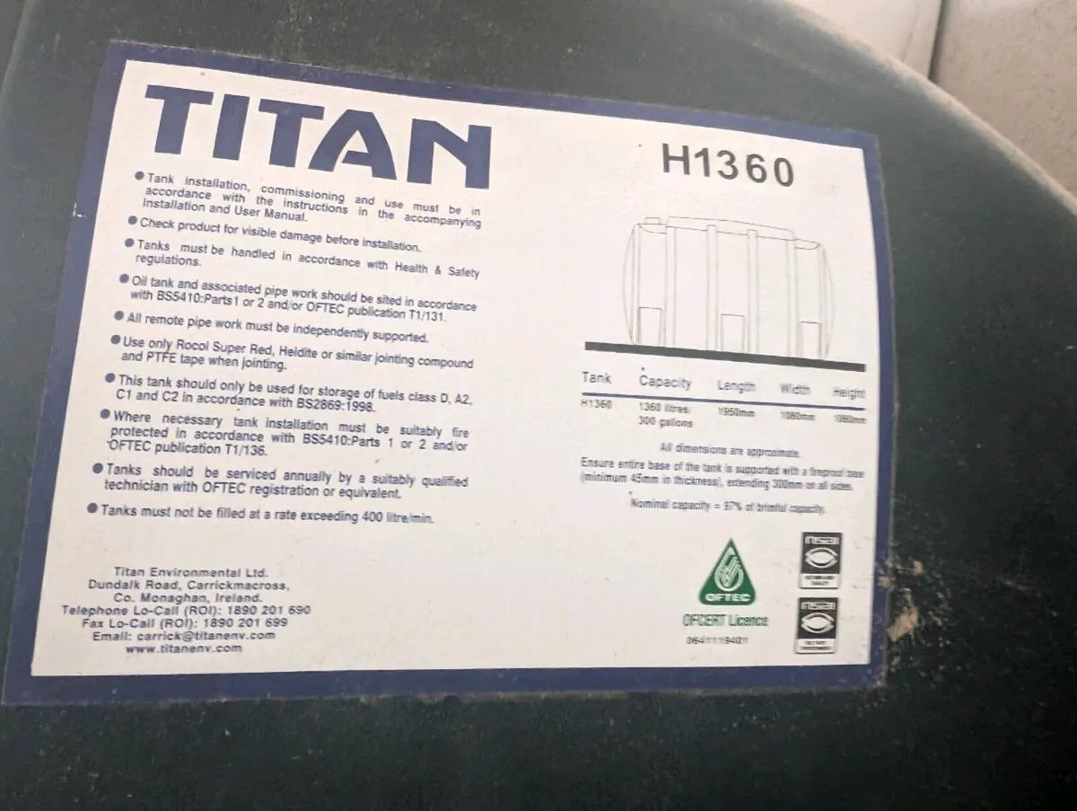 Oil Tank - Image 1