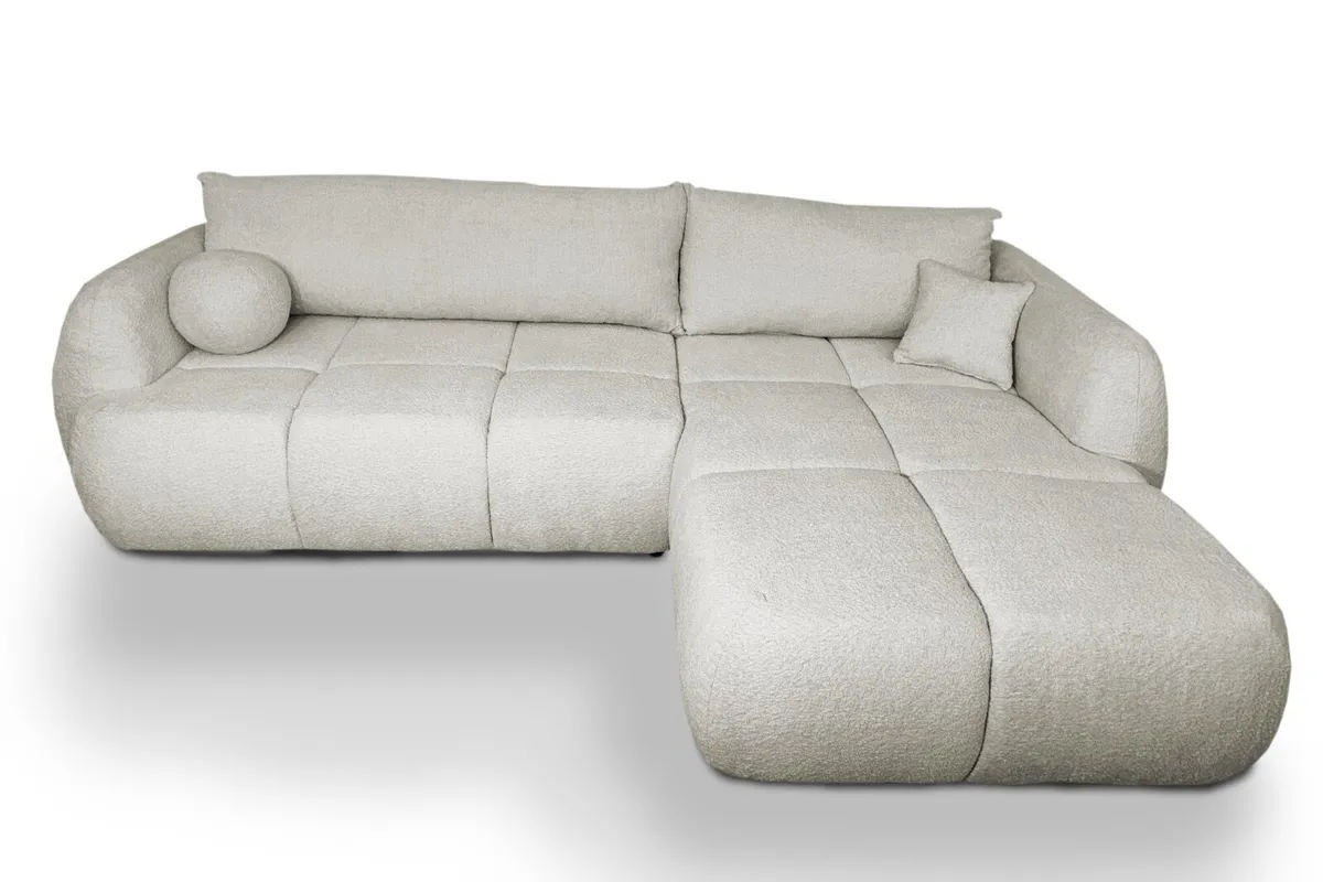 Modern Corner Sofa Bed with Storage - Many colours - Image 2