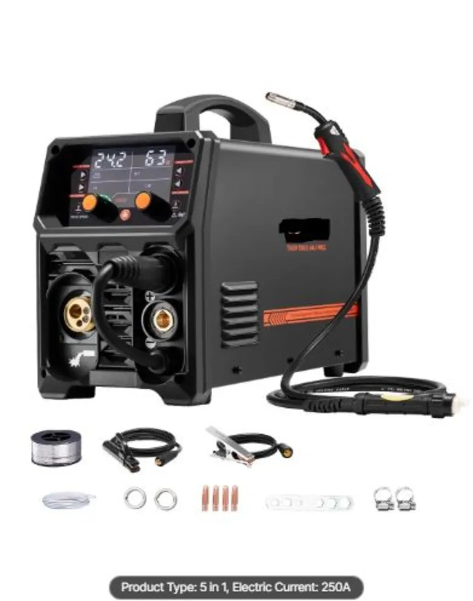 Pro MIG Welder, 250Amp Pluse Mig Welding Machine, - Image 1