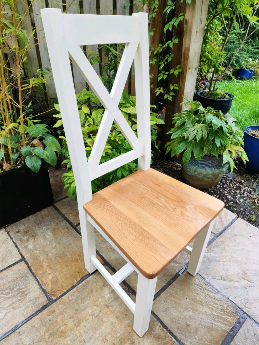 4 kitchen dining chairs and bench - Image 3