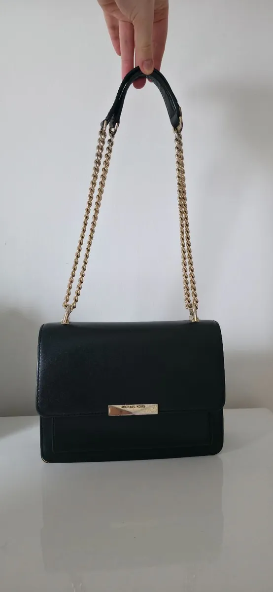 Michael Kors black bag gold hardware - Image 4