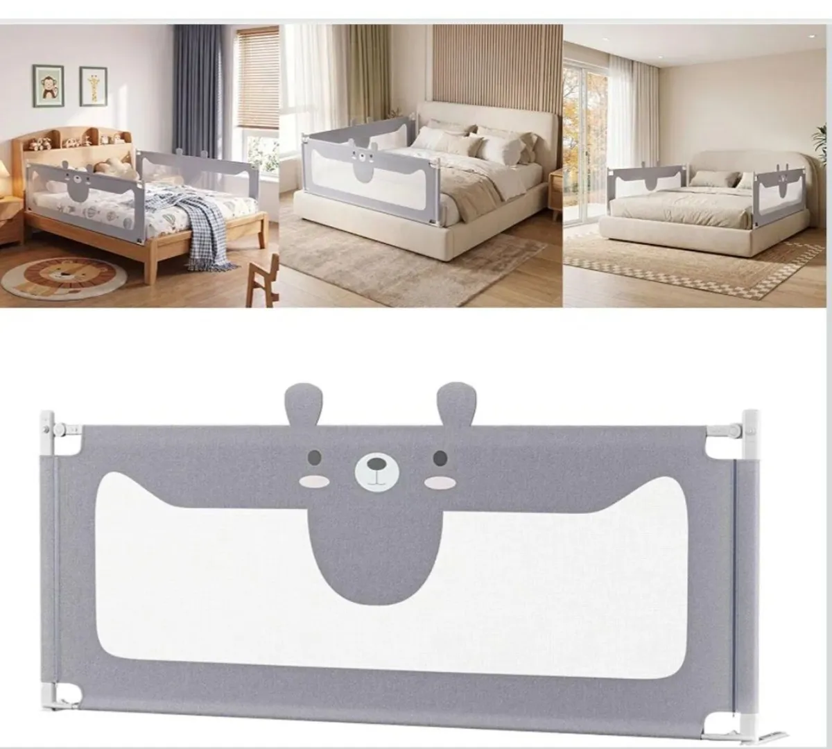 2 x baby/toddler bed rails - Image 2