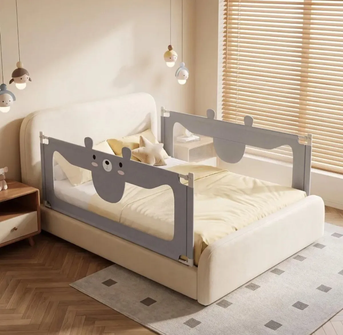 2 x baby/toddler bed rails - Image 1