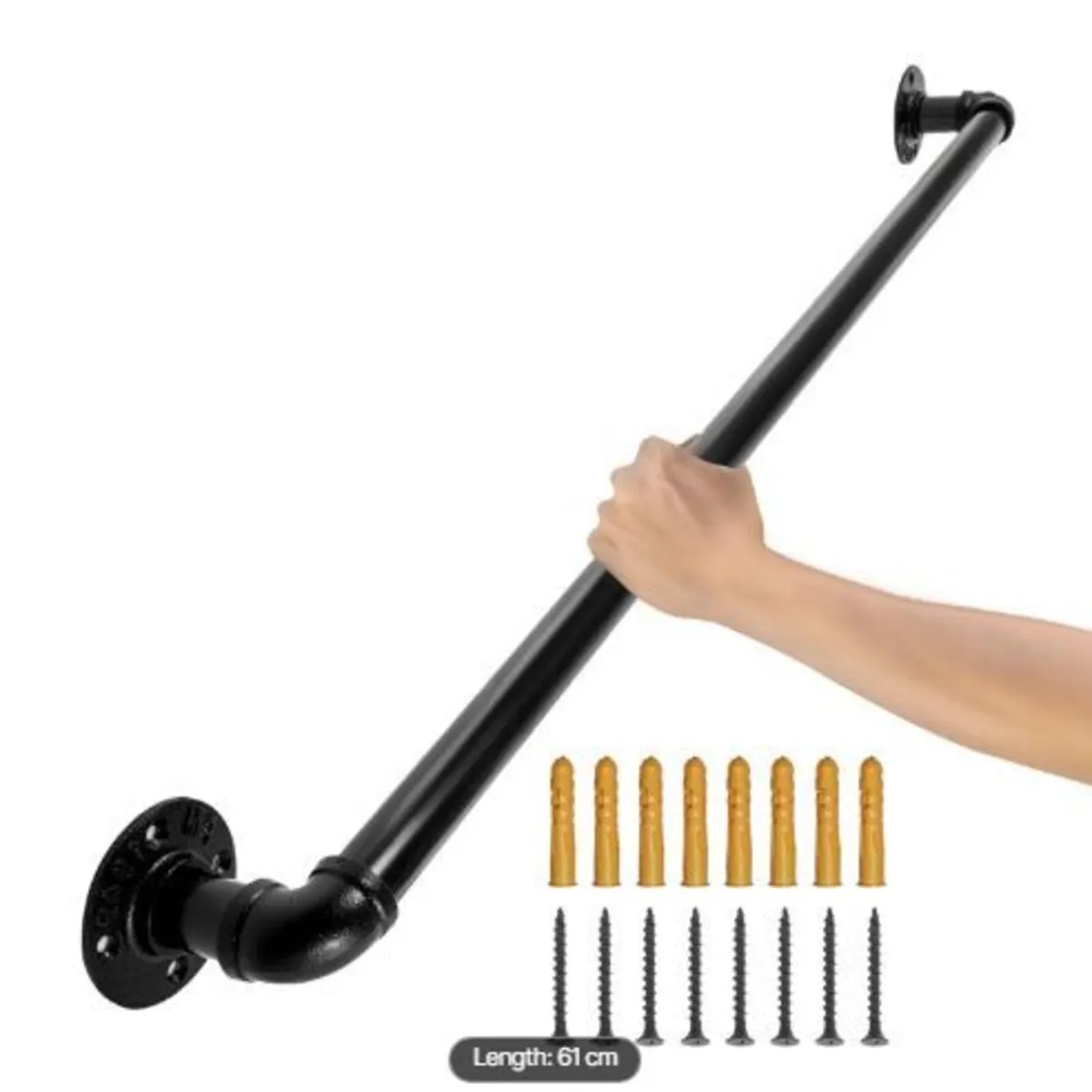 Pipe Stair Handrail Staircase Handrail 61 cm - Image 4