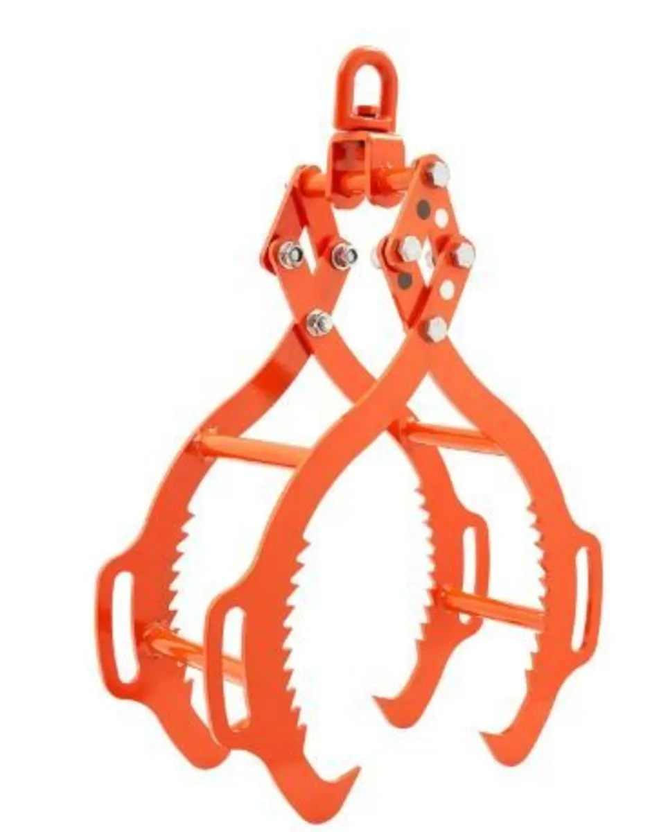 28in Log Lifting Tongs, 4-Claw Log Tongs - Image 1