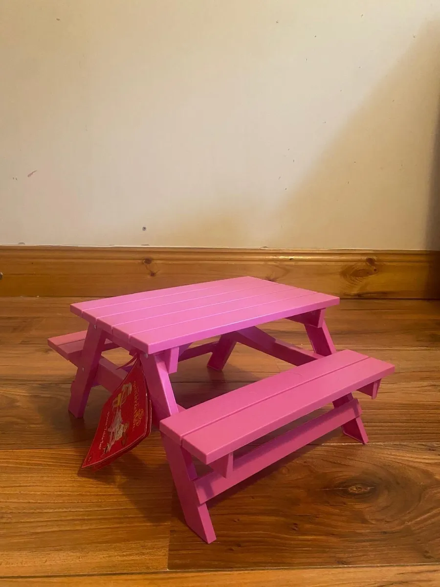 Our Generation Doll Picnic bench - Image 1
