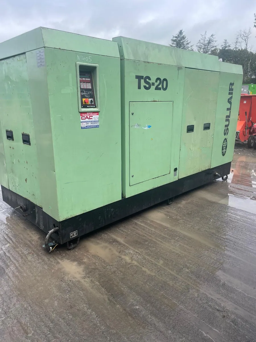 Sullair TS-20 2 Stage rotary screw air compressor - Image 4