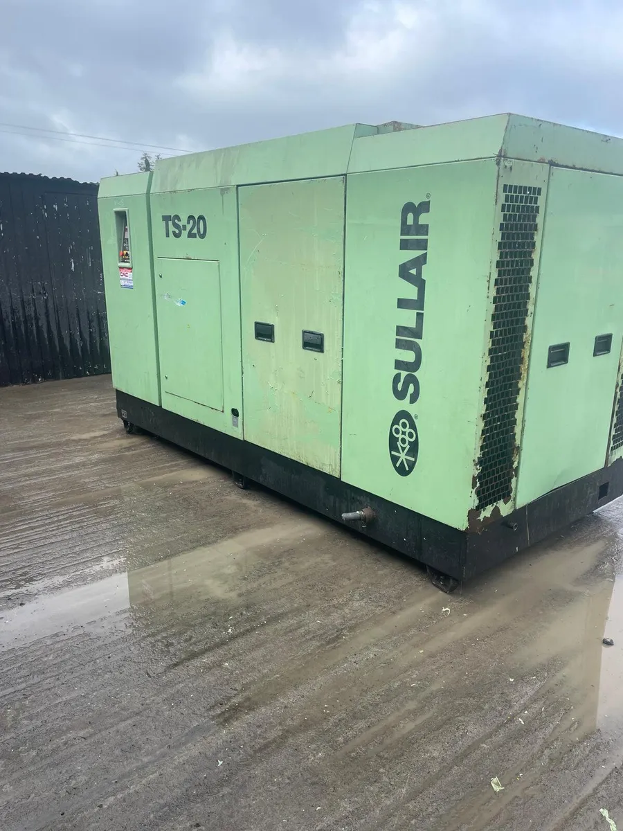 Sullair TS-20 2 Stage rotary screw air compressor - Image 3