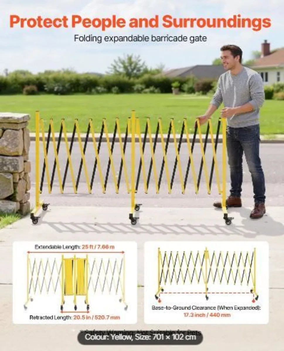 Double Expandable Barricades, 7.66m - Image 2