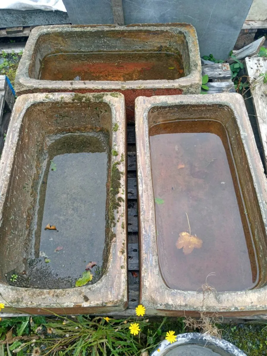 Antique cattle troughs - Image 3