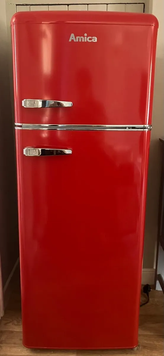 Fridge freezer Retro Style Amica - Image 1