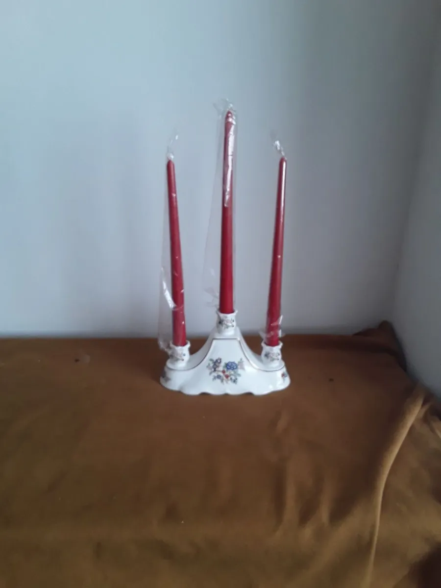 rare find vintage Irish book of Kells candle stick - Image 2