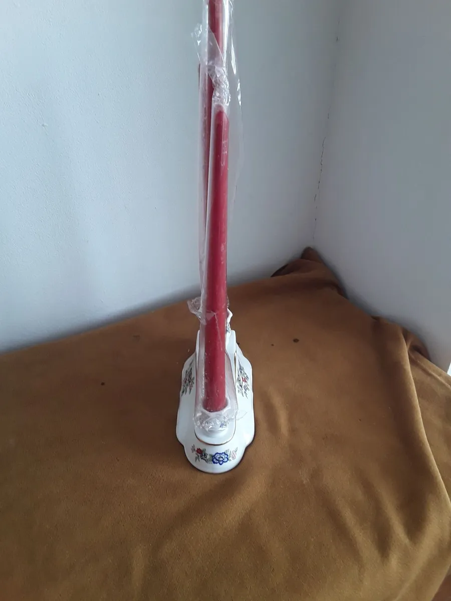 rare find vintage Irish book of Kells candle stick - Image 3