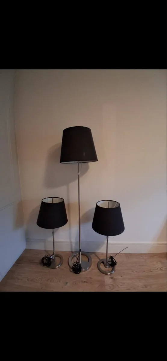3 piece lamp set
