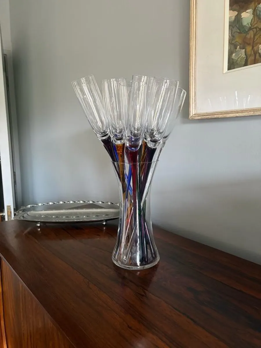 15 Champagne toasting flutes - Image 4