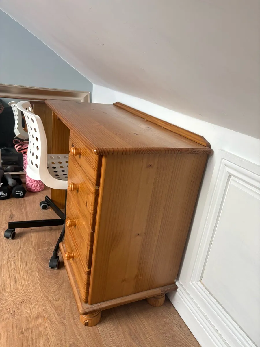Desk / Dressing table with chair - Image 1