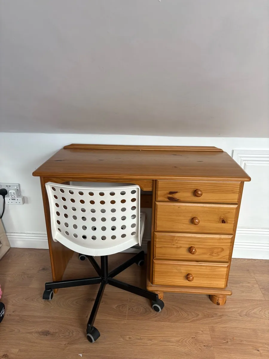 Desk / Dressing table with chair - Image 2