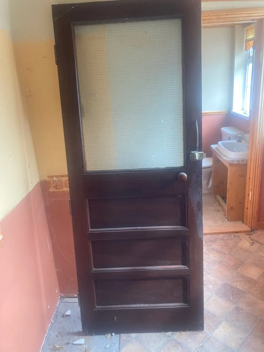Teak door - Image 1