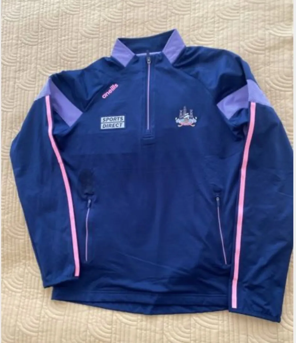Cork GAA Rockway Brushed Half Zip Top Ladies NAVY - Image 1