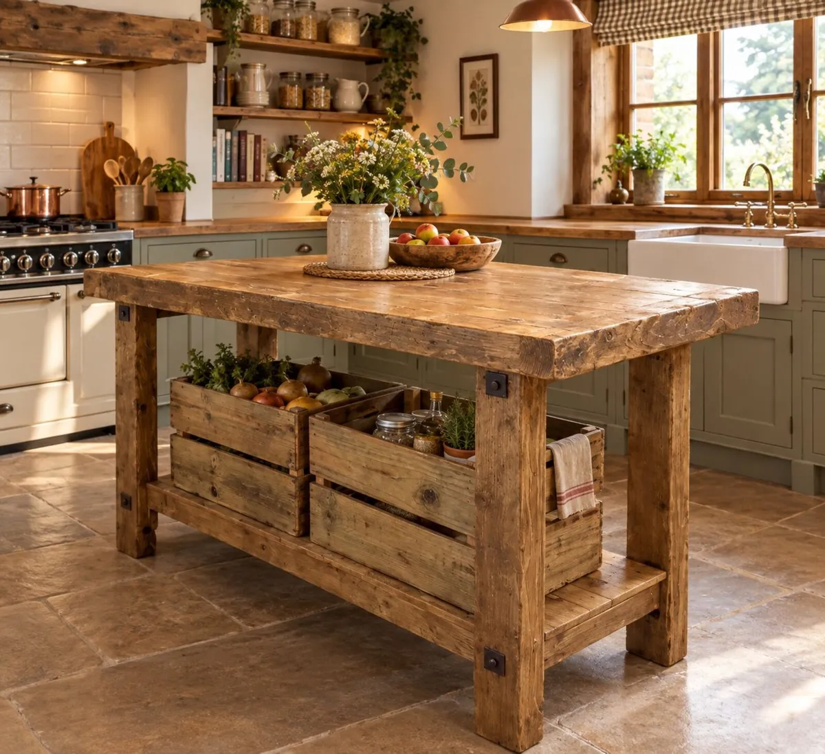Handmade kitchen furniture, pine workshop - Image 1