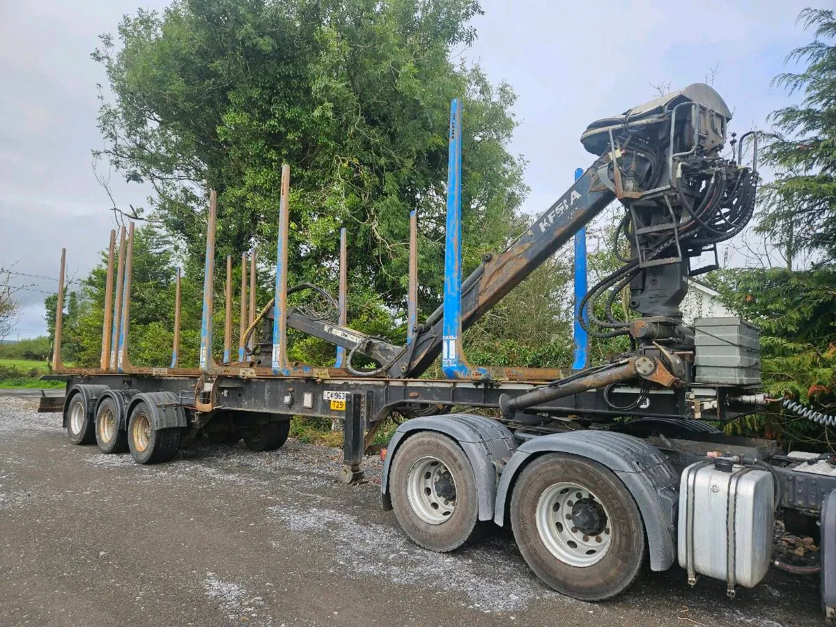 Sdc timber/ crane tralier - Image 1