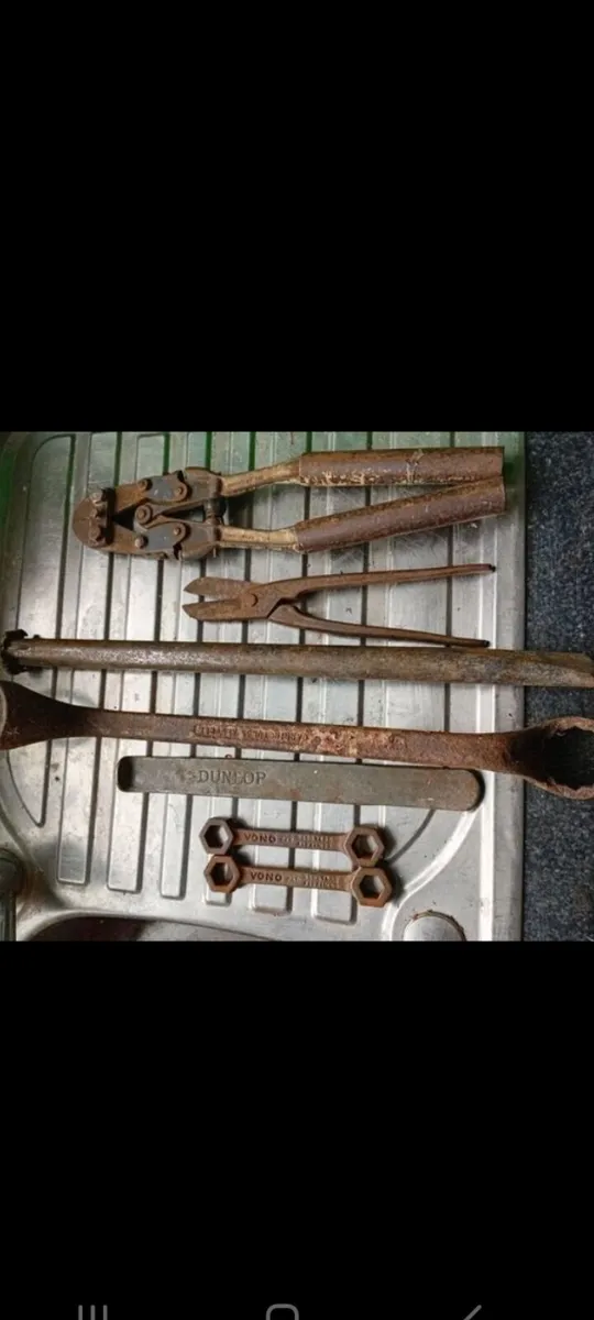Vintage drop forged tools dunlop vono record - Image 1