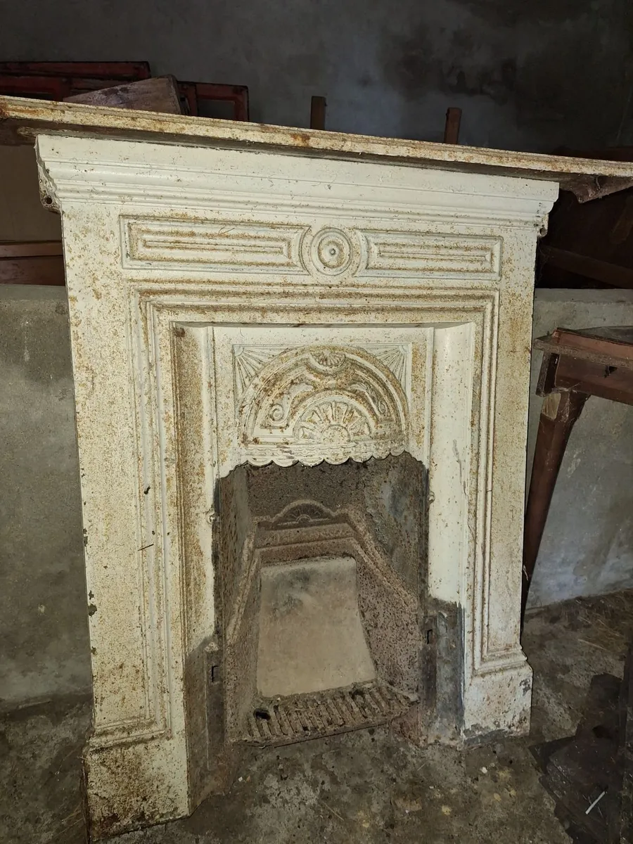 Farmhouse Fireplace Cast Iron