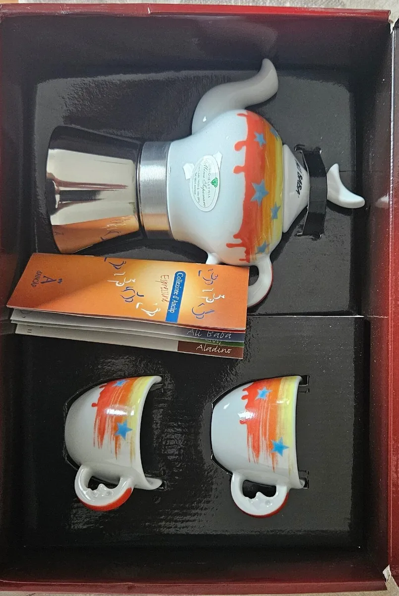 Ancap Espresso Coffee Maker + 2 cups - Image 1