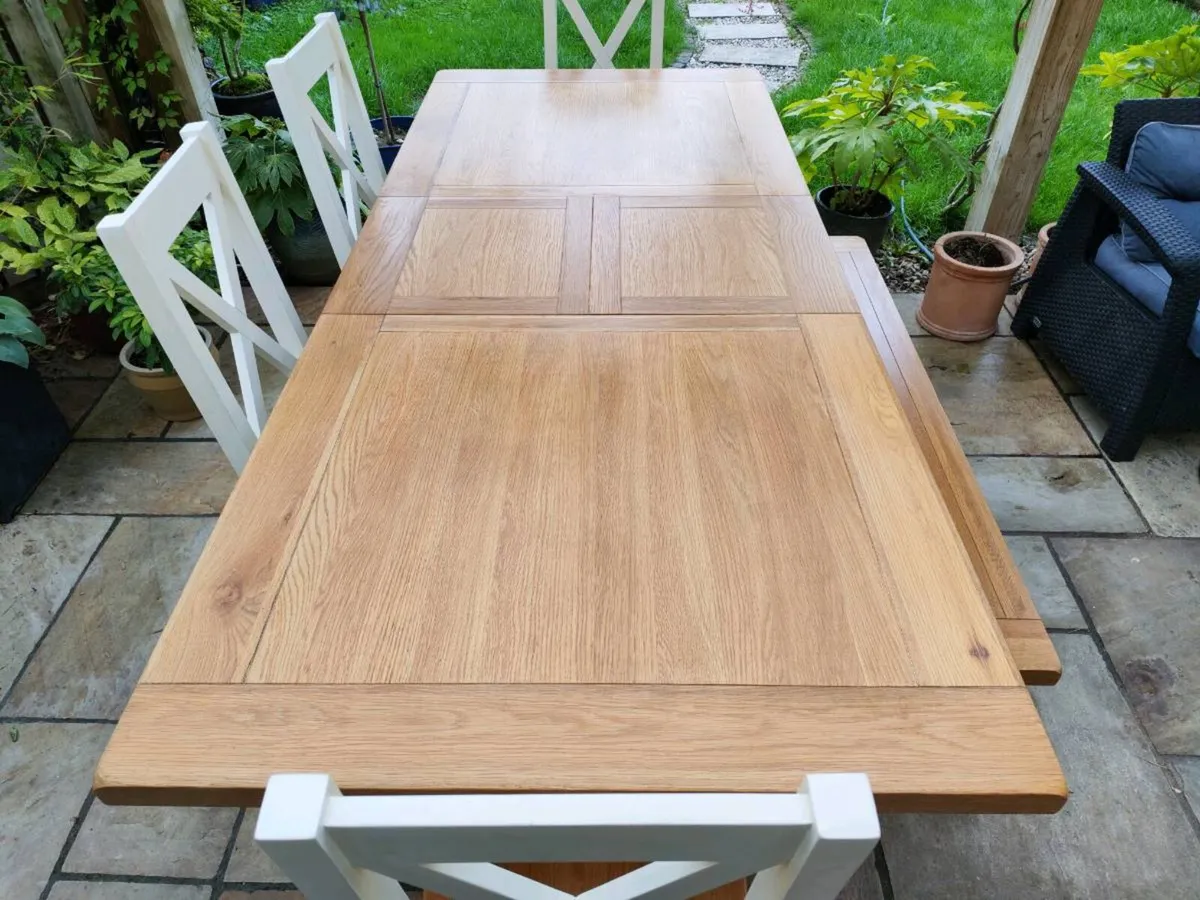 Large oak table - Image 4