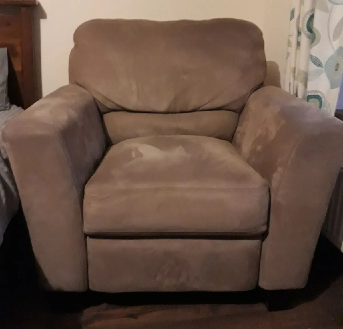 Armchair Recliner with Ottoman - Image 1