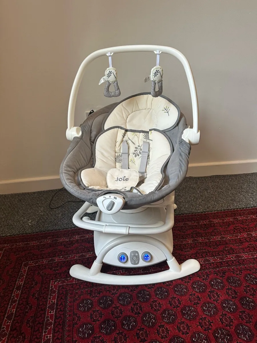 Joie 2 -1 baby Swing and Rocker Fern - Image 1