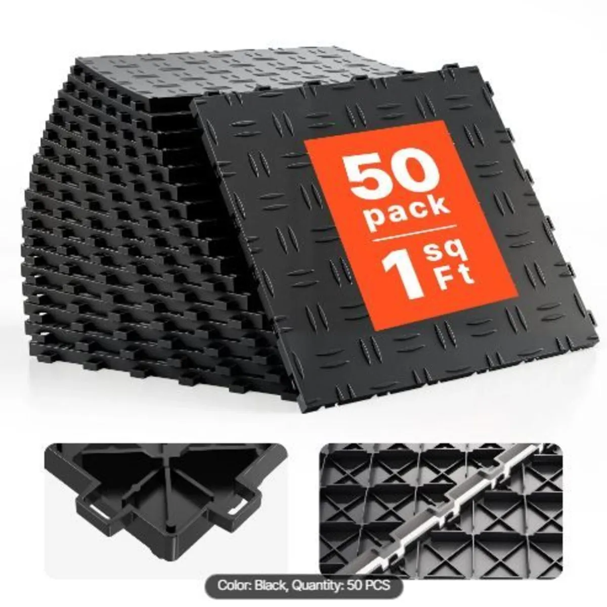 Garage Tiles Interlocking, 12 x 12 x 0.53 inch - Image 3