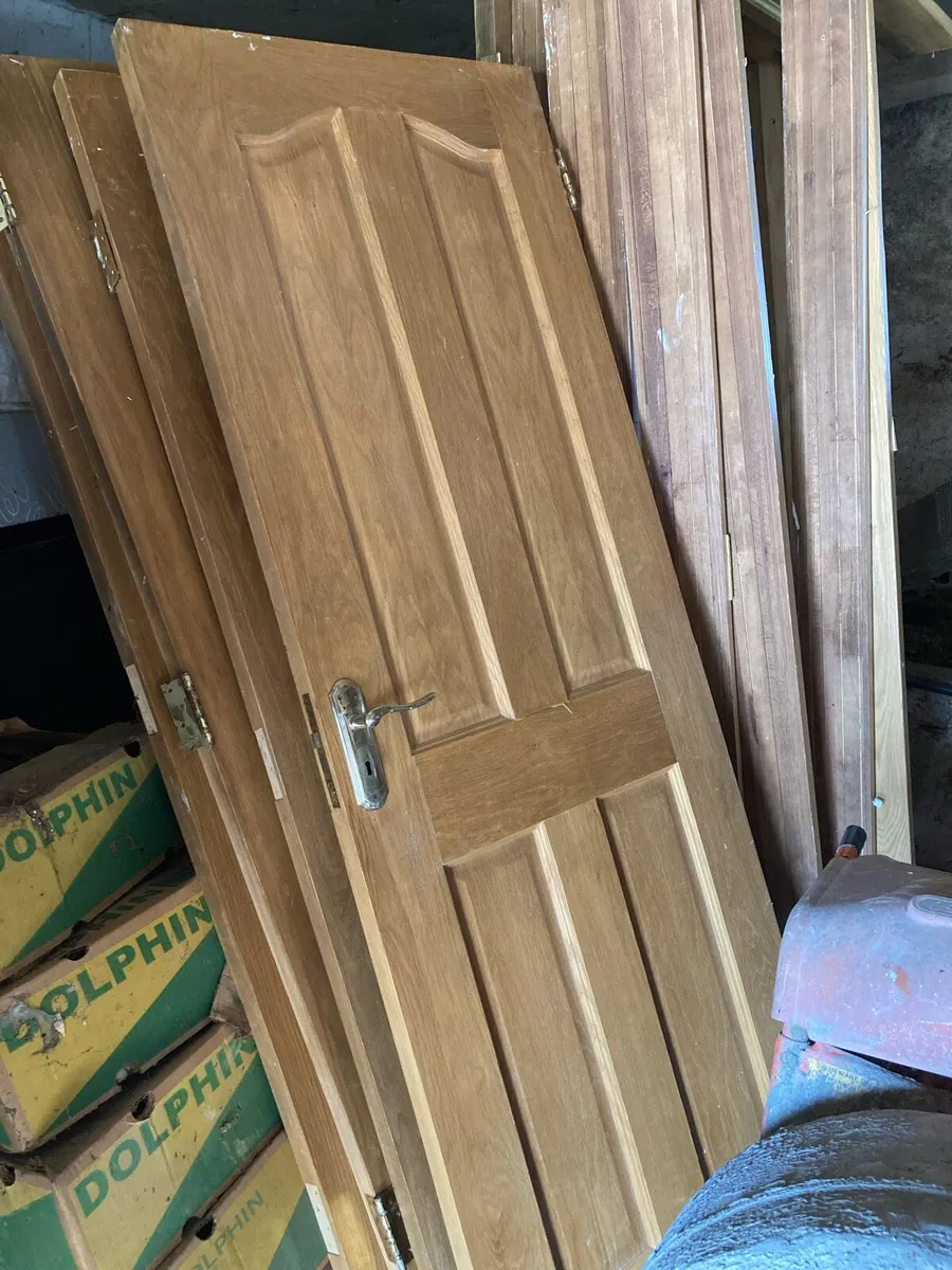 Solid oak Doors/ frames - Image 1