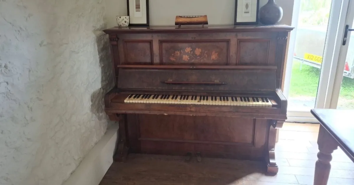 Piano late victorian 1895 approx - Image 1