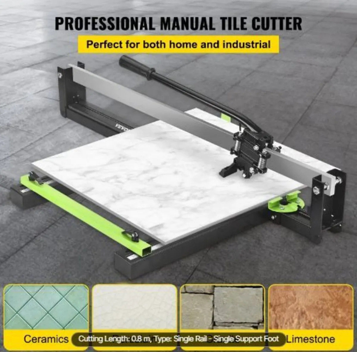 31 Inch Blue Manual Tile Cutter - Image 1