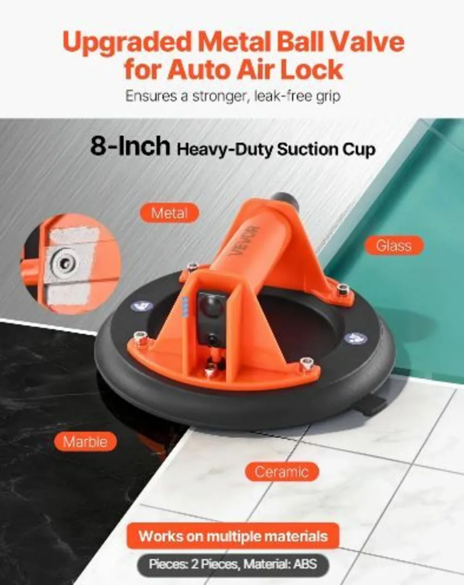 Vacuum Suction Cup, 203 mm Vacuum Glass - Image 3